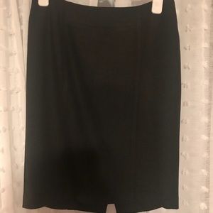Loft Classic Charcoal Gray Pencil Skirt 10